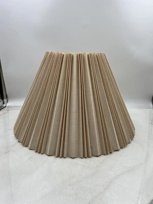 Lámpara plisada de colección para pantalla de tela beige Empire Spider Fitter lámpara de mesa repuesto Foto 1 de 4