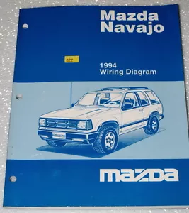1994 Mazda Navajo Electrical Wiring Diagrams Manual Original Schematics Book - Bild 1 von 1