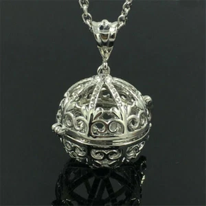 Popular Locket Necklace Fragrance Essential Oil Aromatherapy Diffuser Pendant - Picture 1 of 8