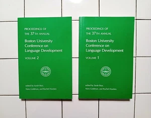 Proceedings 37th Boston University Conference Language Development BUCLD Books - Imagen 1 de 15