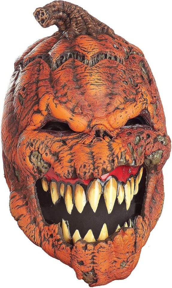 Dark Harvest Ani-Motion Mask Pumpkin Fancy Dress Up Halloween Costume Accessory - Image 1 of 1