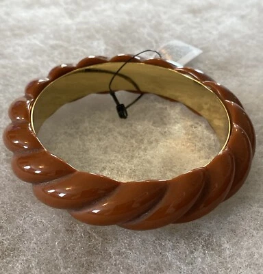 PULSERA BRAZALETE RESINA TERRACOTA CHICO'S CHICOS BRIA NUEVA SIN ETIQUETAS Foto 1 de 4