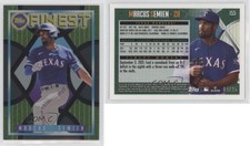 2022 Topps Finest Flashbacks Black Refractor /25 Marcus Semien #155