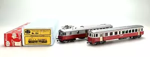 HAG 251 + 471 Lote Mixto BDe 4/4 Automotriz + Carroza De Control 2 Pz DC - Imagen 1 de 2