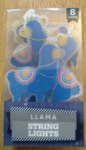 BLUE LLAMA 8 led cool white STRING LIGHTS 1.5m New Sweet Gift Item - Picture 1 of 3
