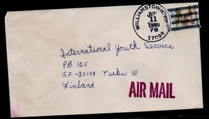 June 11 1980 airmail C92 Williamstown PA to Turku, Finland - Picture 1 of 1