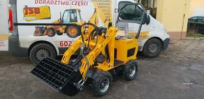 Neuer polnischer Mini Radlader MS-L116 mit Beton- & Futtermischer - NettoPreis - Bild 1 von 4