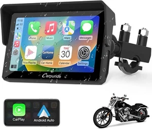 W502 Moto GPS Wireless Portatile Carplay/Android Auto Impermeabile - Foto 1 di 8