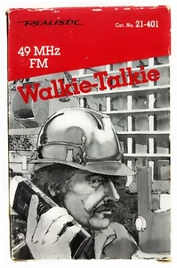 VTG Realistic Walkie Talkies FM Transceivers 21-401 / 49 MHz Radio Shack New - Picture 1 of 9