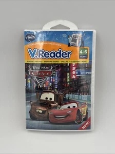 Vtech V Reader Disney Pixar Cars 2 Video Game Interactive E-Reading System NIP - Picture 1 of 2