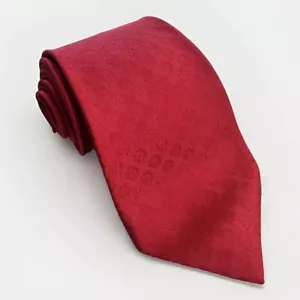 Produced Exclusively for the United States Senate Red Silk Tie Made in France - Picture 1 of 9