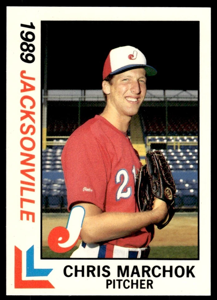 1989 Best Jacksonville Expos Chris Marchok Jacksonville Expos #4 - Image 1 of 2