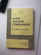 Terrence MCNALLY / Love Valour Compassion 1995 Signed With Ticket (z32)