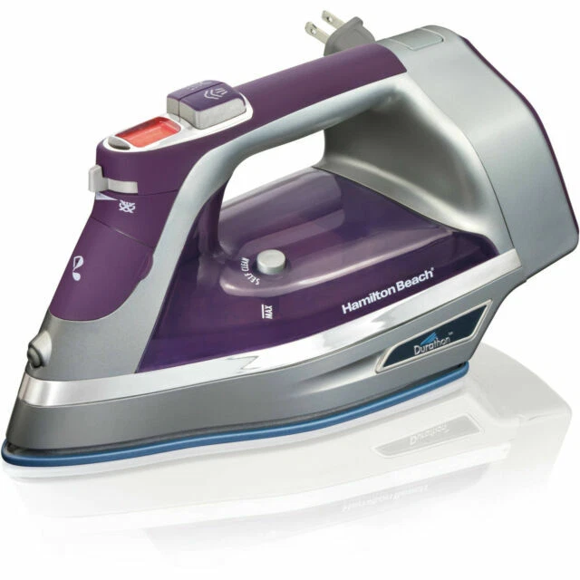Hamilton Beach 19902R 1700W Digital Iron with Retractable Cord - Purple