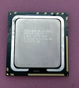 Intel Core i7-980 3.33GHz Six Core CPU Processor SLBYU - Picture 1 of 1