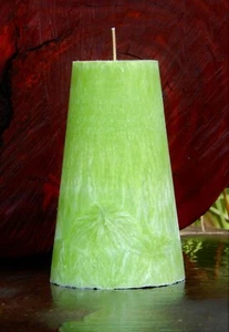 220hr HOT BAKED APPLE PIE Bakery Foodie Scented CONE CANDLE Bright Green or Red - Picture 1 of 12