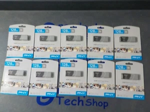 New (10) PNY 128GB Turbo Attache 3 USB 3.0 (P-FD128TBOP-GE) - Bild 1 von 3