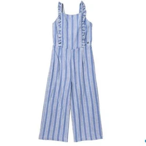 Bebe Girls Striped Jumpsuit/Romper ~ Sz Small(7/8) - Picture 1 of 9