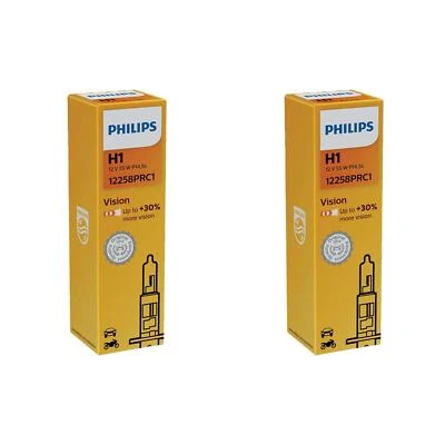 2x Philips Vision H1 Halogen bis zu 30% mehr Licht 55W 12V Autolampen Glühlampen - Bild 1 von 3