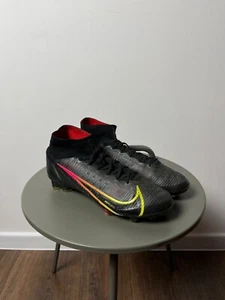 Nike Mercurial Vapor 14 Elite FG ACC Black Red Yellow Soccer Cleats US 10 - Picture 1 of 16