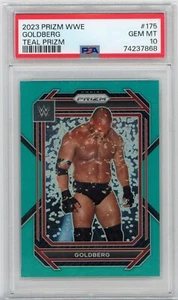 PSA 10 #/49 2023 Panini Prizm WWE Goldberg Teal Prizm #175 - Picture 1 of 2