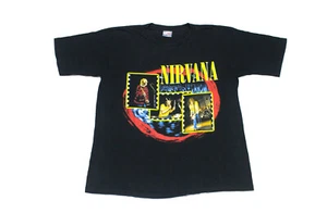Vintage Nirvana T-Shirt T-Shirt 90er 1997 Größe Large Grunge Live offiziell - Bild 1 von 11
