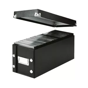 Leitz Click and Store DVD Storage Box Black 60420095 *FREE DELIVERY* - Picture 1 of 3