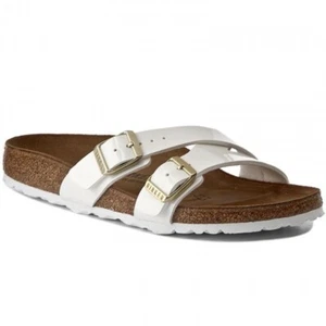 Birkenstock Yao Balance White Patent 1005055 Narrow Fit - Foto 1 di 3
