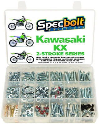 SPECBOLT Kawasaki Bolt Set 2Stroke Series KX 60 65 85 100 112 125 250 500 - Image 1 of 4