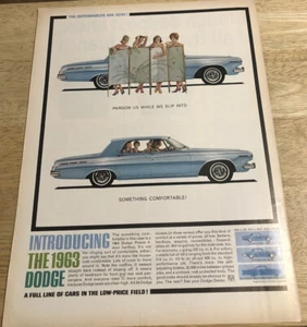 1963 Dodge Polara - Vintage Magazine Print Ad - Bild 1 von 1