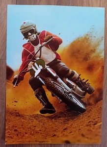 Motocross Guennady Moisseev Original 1980's Small Poster - Picture 1 of 2