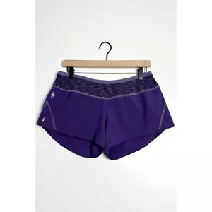SMARTWOOL PhD Pantaloncini da Corsa Foderati Merino Running 3" Viola Taglia Media - Foto 1 di 5