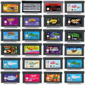 Gameboy Advance Yoshi Mario Zelda Pokemon Klassiker Spielesammlung zum Auswählen - Bild 1 von 53