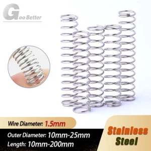 Wire Dia 1.5mm Compression Pressure Springs 304 Stainless Steel Y-Type Spring - Picture 1 of 7