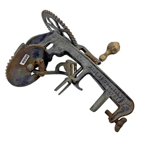 Vintage Antique 1898 Goodell Co Turntable 98 Cast Iron Apple Peeler WORKS #0088 - Picture 1 of 7