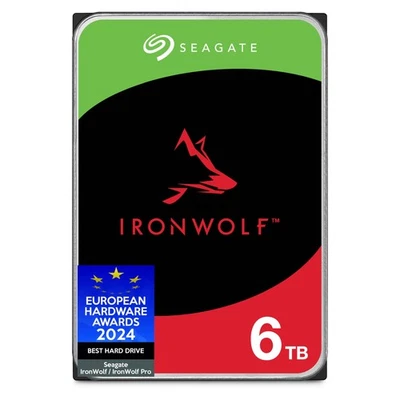 IronWolf 6TB, Internal NAS HDD, CMR 3.5 Inch, SATA 6GB/s, 5400 RPM, - Image 1 of 4