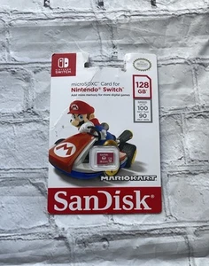 SanDisk 128 GB Micro SD XC Memory Card Nintendo Switch Switch Lite Free Shipping - Photo 1 sur 2