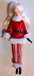 Holiday Barbie Santas Helper Puppe blonde Haare grüne Augen Mattel 1999 - Bild 1 von 4