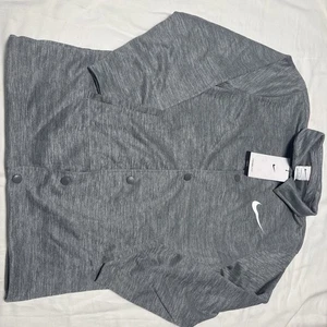 Nike (Kids) Boys' Grey Heather Therma-FIT Coaches Jacket (DD9848-084) Size M - Picture 1 of 10