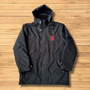 SL Benfica International Football Black Thick Parka Coat - Men’s Size UK XXL - Picture 1 of 10