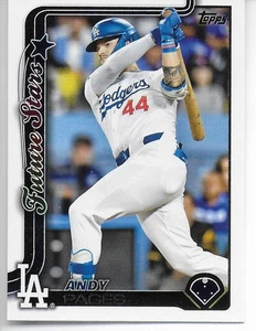 2025 Topps Series 2 ANDY PAGES Los Angeles Dodgers FUTURE STARS #388 - Picture 1 of 1