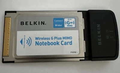 Tarjeta portátil Belkin F5D9010 802.11g inalámbrica G+  Foto 1 de 3
