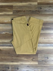 Western Rise Waterproof Pants Men’s 34 Dark Tan Beige Stretch Nylon 32" Inseam - Picture 1 of 20