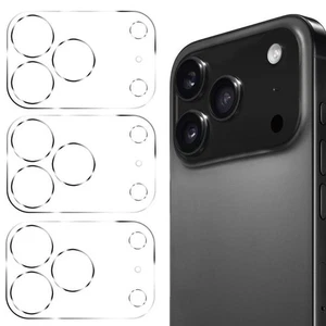 3 Pack Tempered Glass Camera Lens Protector For iPhone 17 Pro Max 17 Air 17 Pro - Picture 1 of 12