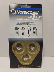 Cabezales de repuesto vintage Norelco Rotatract Razor HP 1915G nueva caja sellada 1986 - Imagen 1 de 2