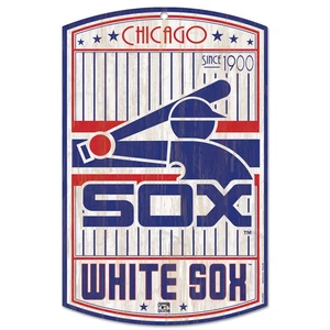 CHICAGO WHITE SOX, 11" X 17" KLASSISCHES RETRO-LOOK HARTHOLZSCHILD VON WINCRAFT - Bild 1 von 1