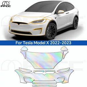 2022-2025 Tesla Model X Full Front Precut Paint Protection Film Clear Gloss PPF - Picture 1 of 18