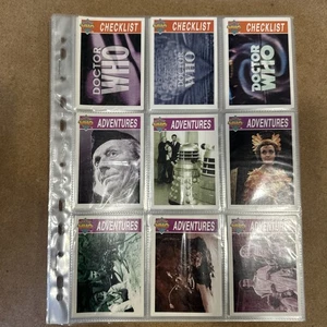 DR WHO - Cornerstone Series 2 - Complete VINTAGE Base Set (110 cards) - 1995 - Picture 1 of 24
