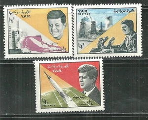 YEMAN MI 216, 16A-16B MNH JOHN F KENNEDY AND SPACE - Picture 1 of 1