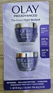 Olay Pro Advanced Retinol Complex Collagen Peptide 1.7oz Set Of 2 - Picture 1 of 2